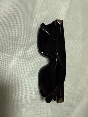 Burberry Black Sunglasses with Gold Accents